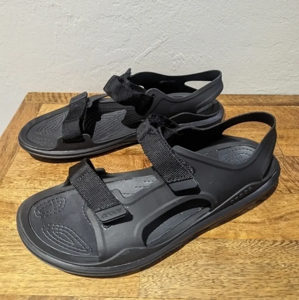 Crocs Men Swiftwater Expedition Sandal Black‎ Size 12
